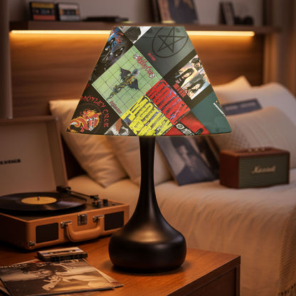 Mötley Crüe Table Lamp – Cylinder & Pyramid Design Music Decor