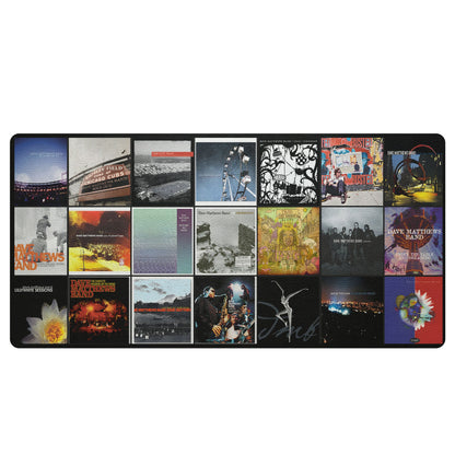 Dave Matthews Band Retro Rock Album Covers Collage Desk Mat – Non-slip Office Gift Keyboard Pad Birthday Gift For Music Lovers