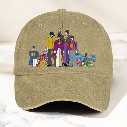 The Beatles Denim Dad Cap – Sgt. Pepper’s Lonely Hearts Club Band Design (With BOX)