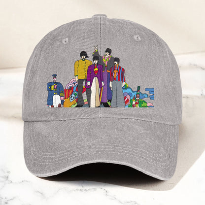 The Beatles Denim Dad Cap – Sgt. Pepper’s Lonely Hearts Club Band Design (With BOX)
