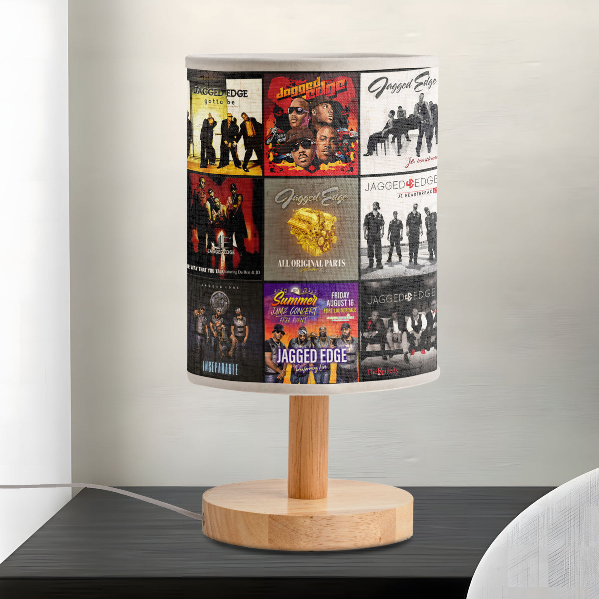 Jagged Edge Album Cover Lamp – Classic ’90s R&B Group Table Light