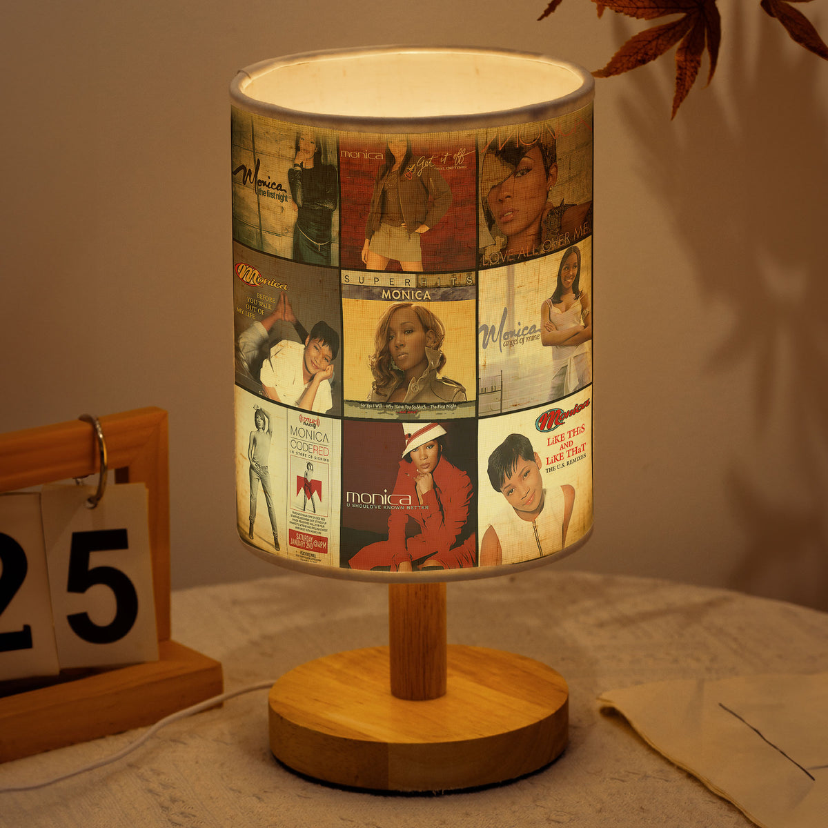 Monica Album Cover Lamp – Classic R&B Soul Table Light