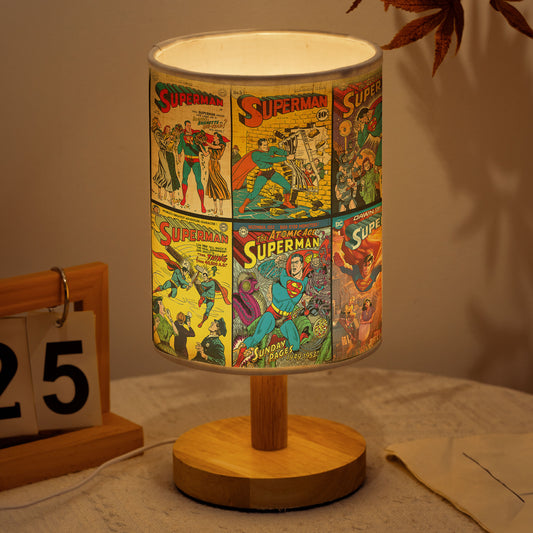 Hulk Comic Table Lamp – Vintage Marvel Superhero Night Light for Bedroom & Desk Decor