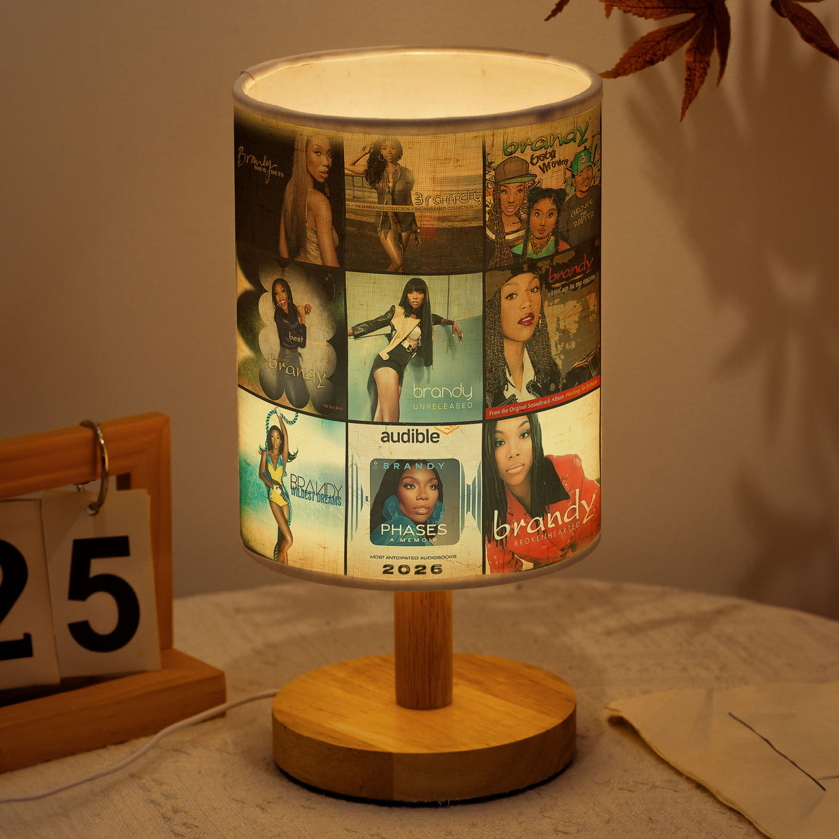 Brandy Album Cover Lamp – Classic ’90s R&B Soul Table Light