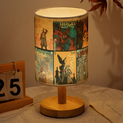 Hellblazer Table Lamp – John Constantine Comic Night Light for Bedroom & Desk Decor