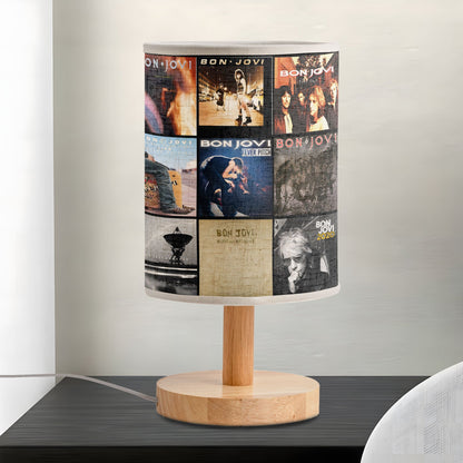 Livin’ on a Light – Bon Jovi Album Art Fabric Lamp