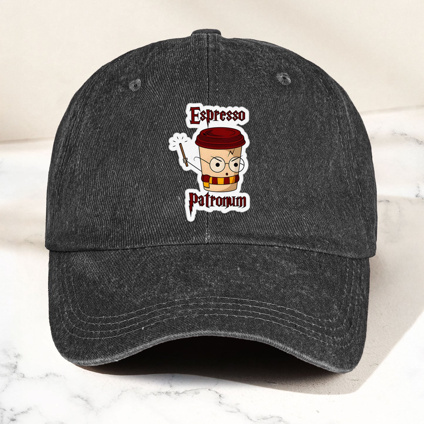 “Espresso Patronum” Funny Wizard Coffee Cap