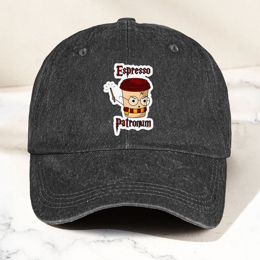 “Espresso Patronum” Funny Wizard Coffee Cap
