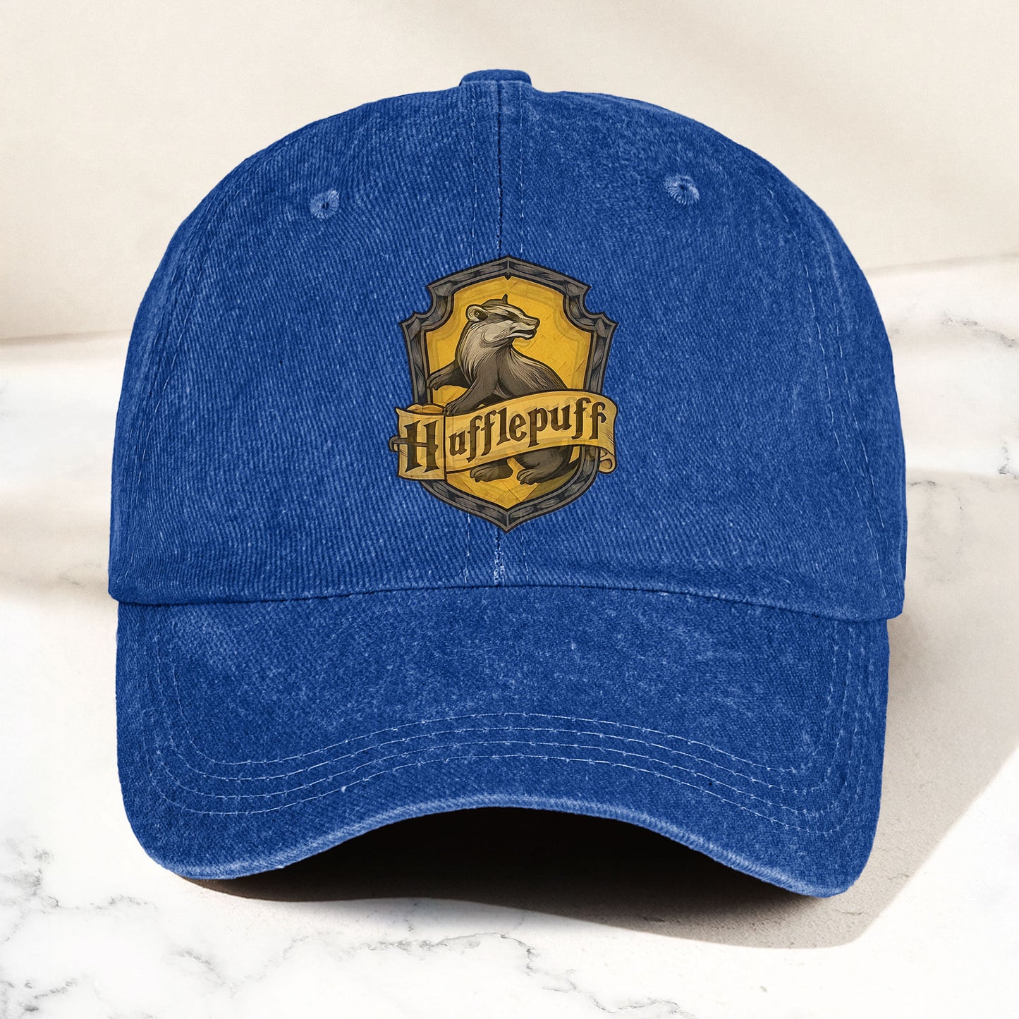 Hufflepuff Logo Baseball Cap – Wizard House Crest Hat