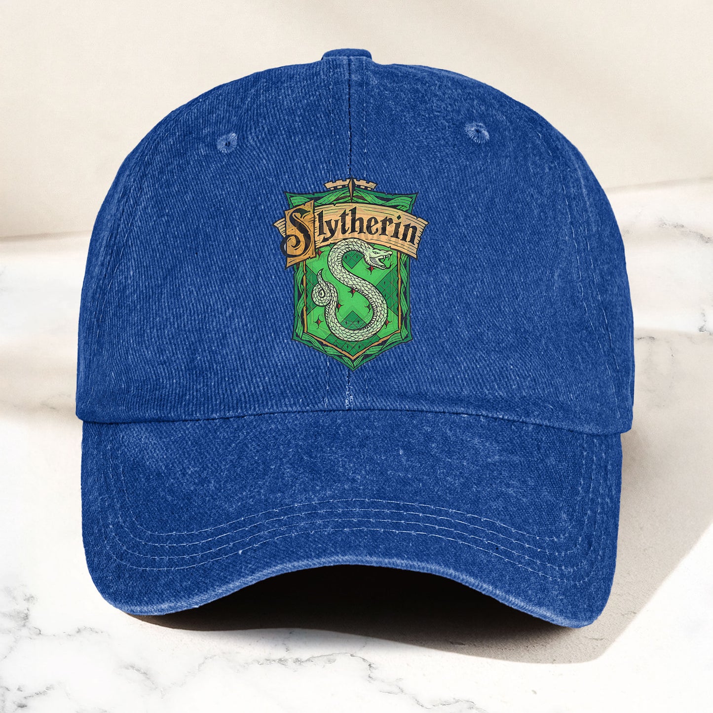 Slytherin Logo Baseball Cap – Wizard House Crest Hat