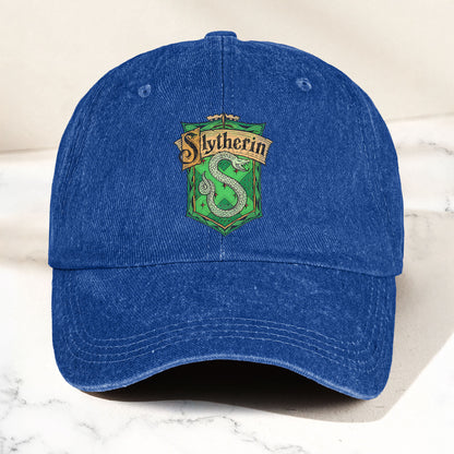 Slytherin Logo Baseball Cap – Wizard House Crest Hat