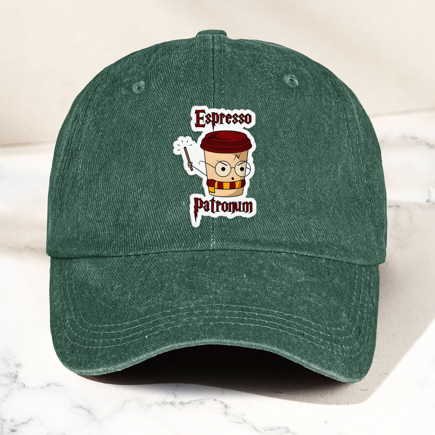 “Espresso Patronum” Funny Wizard Coffee Cap