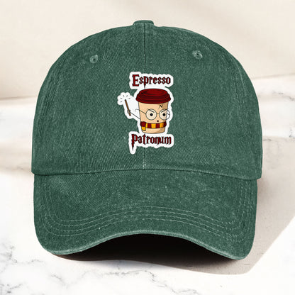 “Espresso Patronum” Funny Wizard Coffee Cap
