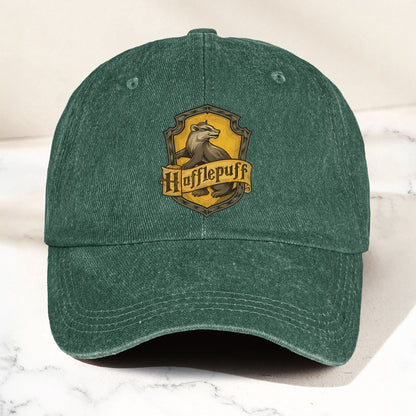 Hufflepuff Logo Baseball Cap – Wizard House Crest Hat