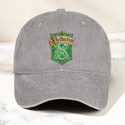 Slytherin Logo Baseball Cap – Wizard House Crest Hat