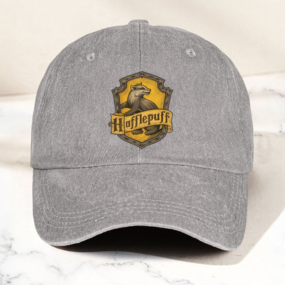Hufflepuff Logo Baseball Cap – Wizard House Crest Hat