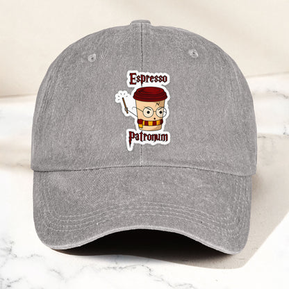 “Espresso Patronum” Funny Wizard Coffee Cap