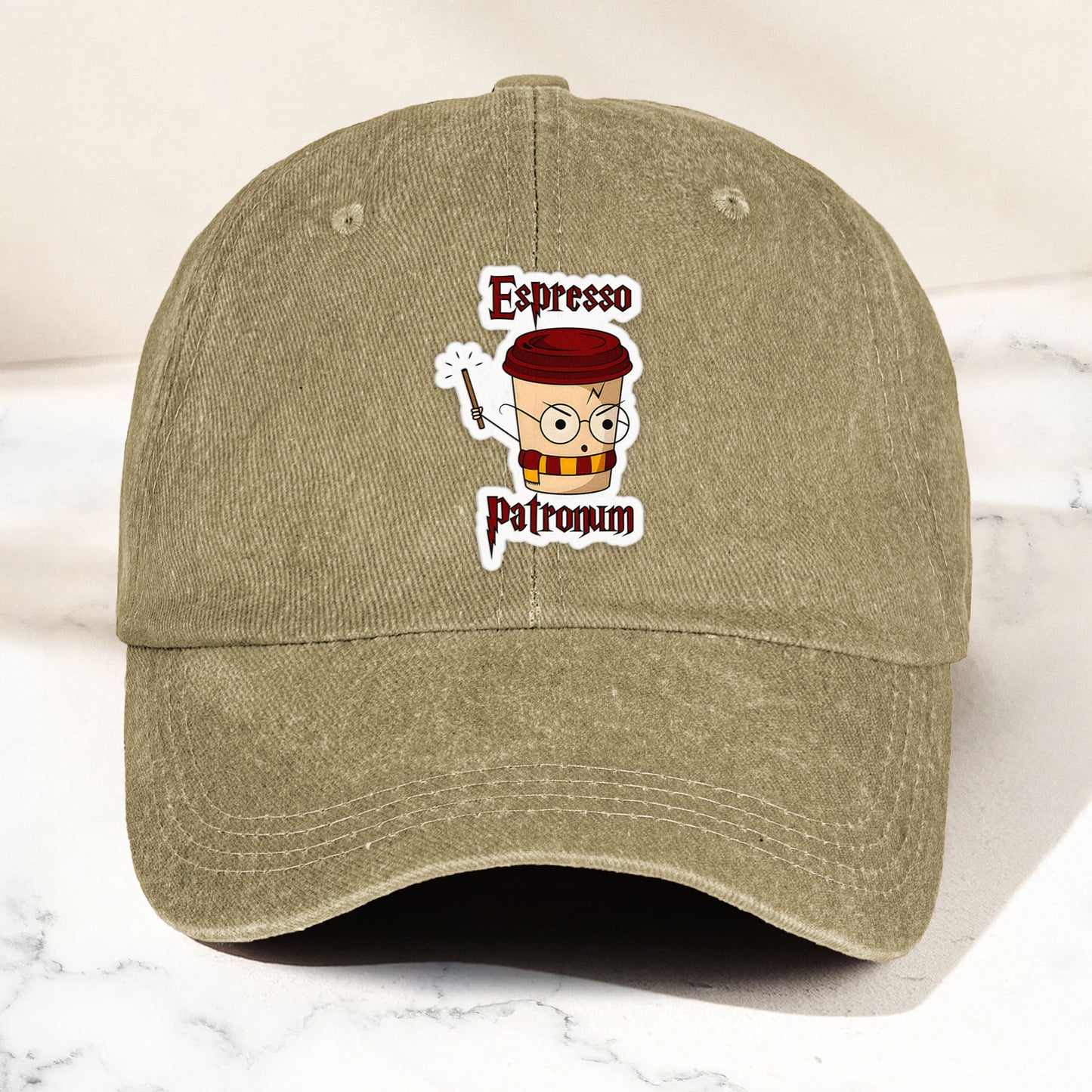 “Espresso Patronum” Funny Wizard Coffee Cap