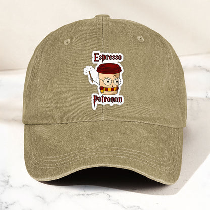 “Espresso Patronum” Funny Wizard Coffee Cap