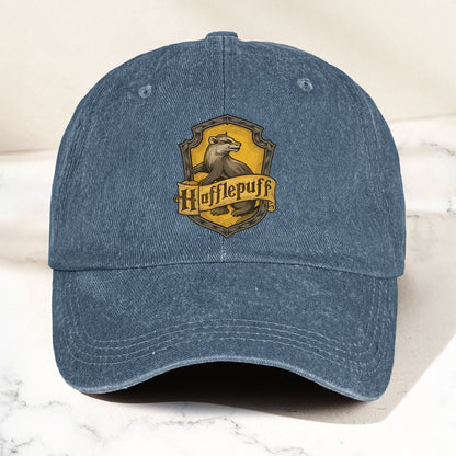 Hufflepuff Logo Baseball Cap – Wizard House Crest Hat