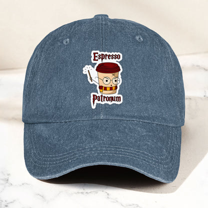 “Espresso Patronum” Funny Wizard Coffee Cap