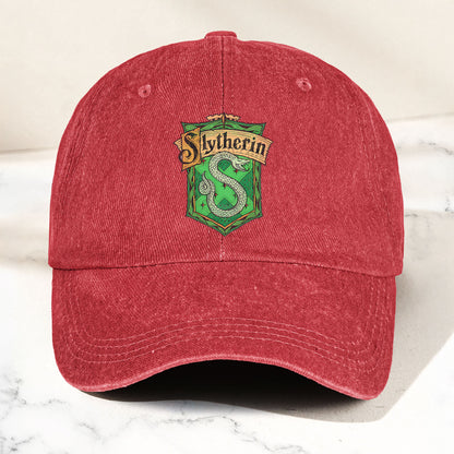 Slytherin Logo Baseball Cap – Wizard House Crest Hat