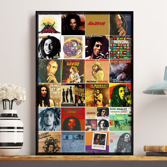 Bob Marley Poster – Moments of Freedom, Faith, and Inner Peace