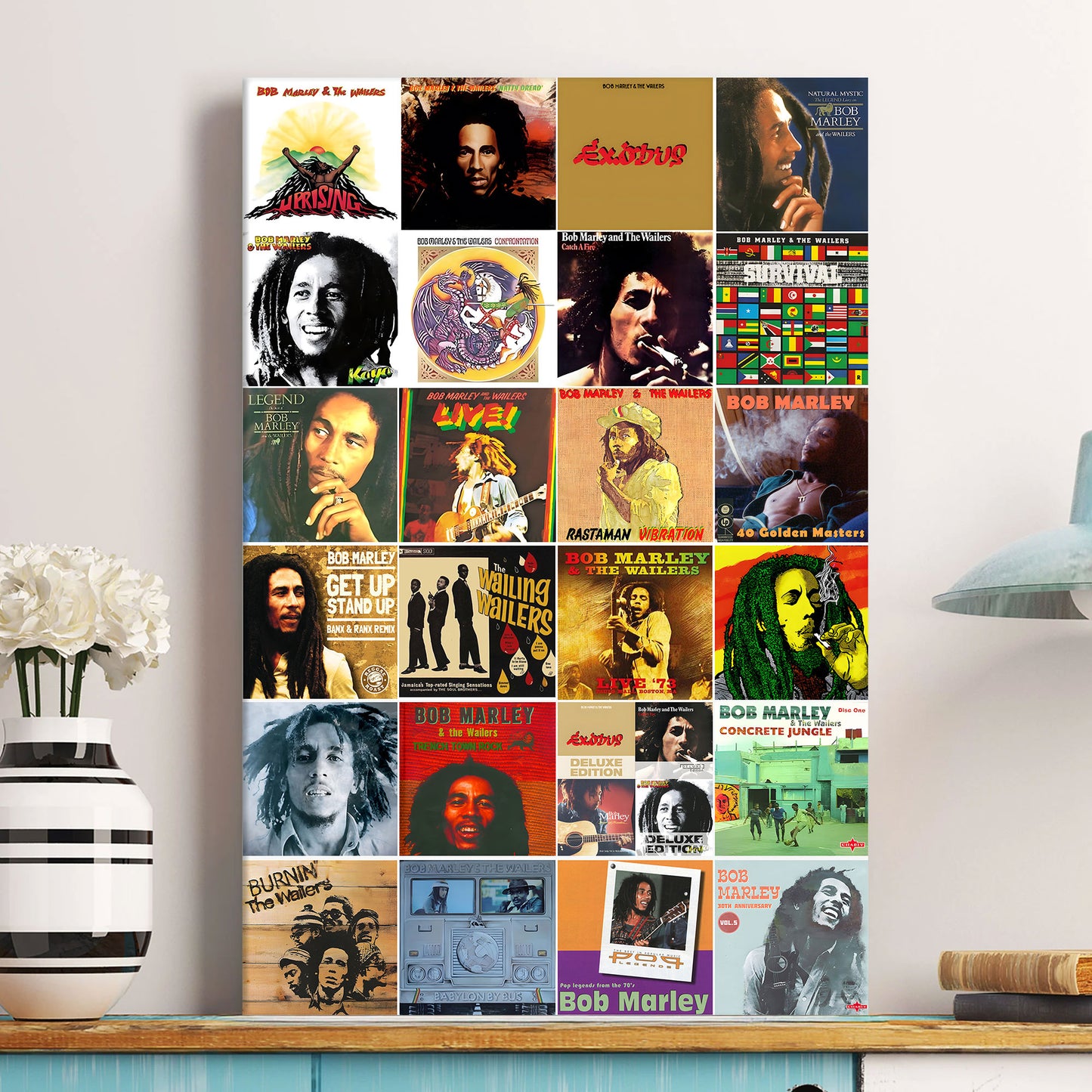 Bob Marley Poster – Moments of Freedom, Faith, and Inner Peace