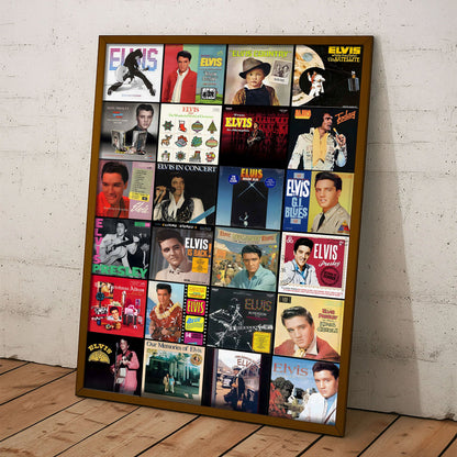 Elvis Presley Poster – Moments of a Voice That Changed Everything