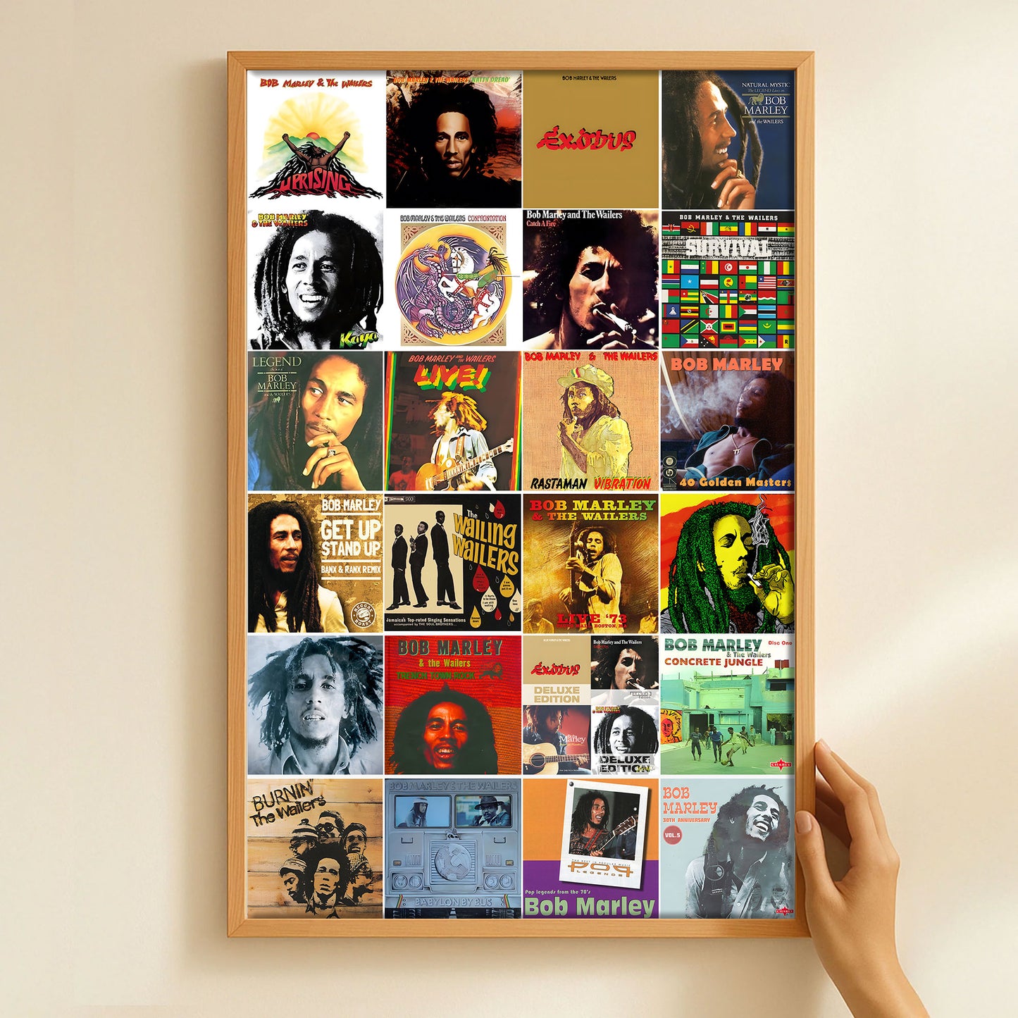 Bob Marley Poster – Moments of Freedom, Faith, and Inner Peace