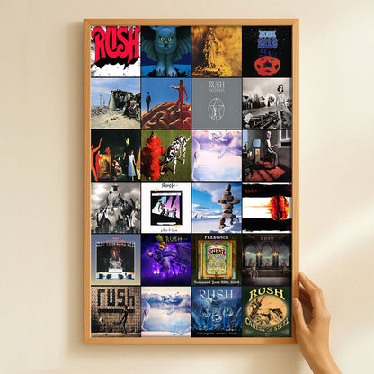 Rush Poster – Moments of Thought, Time, and Endless Exploration