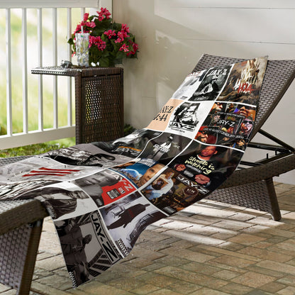Jay-Z Beach Towel – Album Cover Collage Hip-Hop Towel