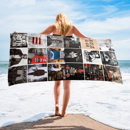 Jay-Z Beach Towel – Album Cover Collage Hip-Hop Towel