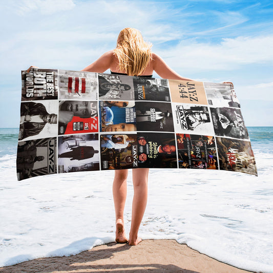 Jay-Z Beach Towel – Album Cover Collage Hip-Hop Towel