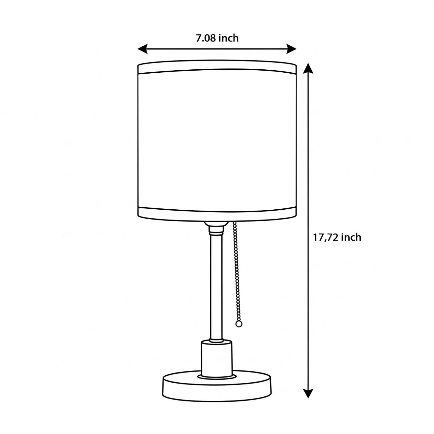 Radiohead Table Lamp – Cylinder & Pyramid Design Music Decor