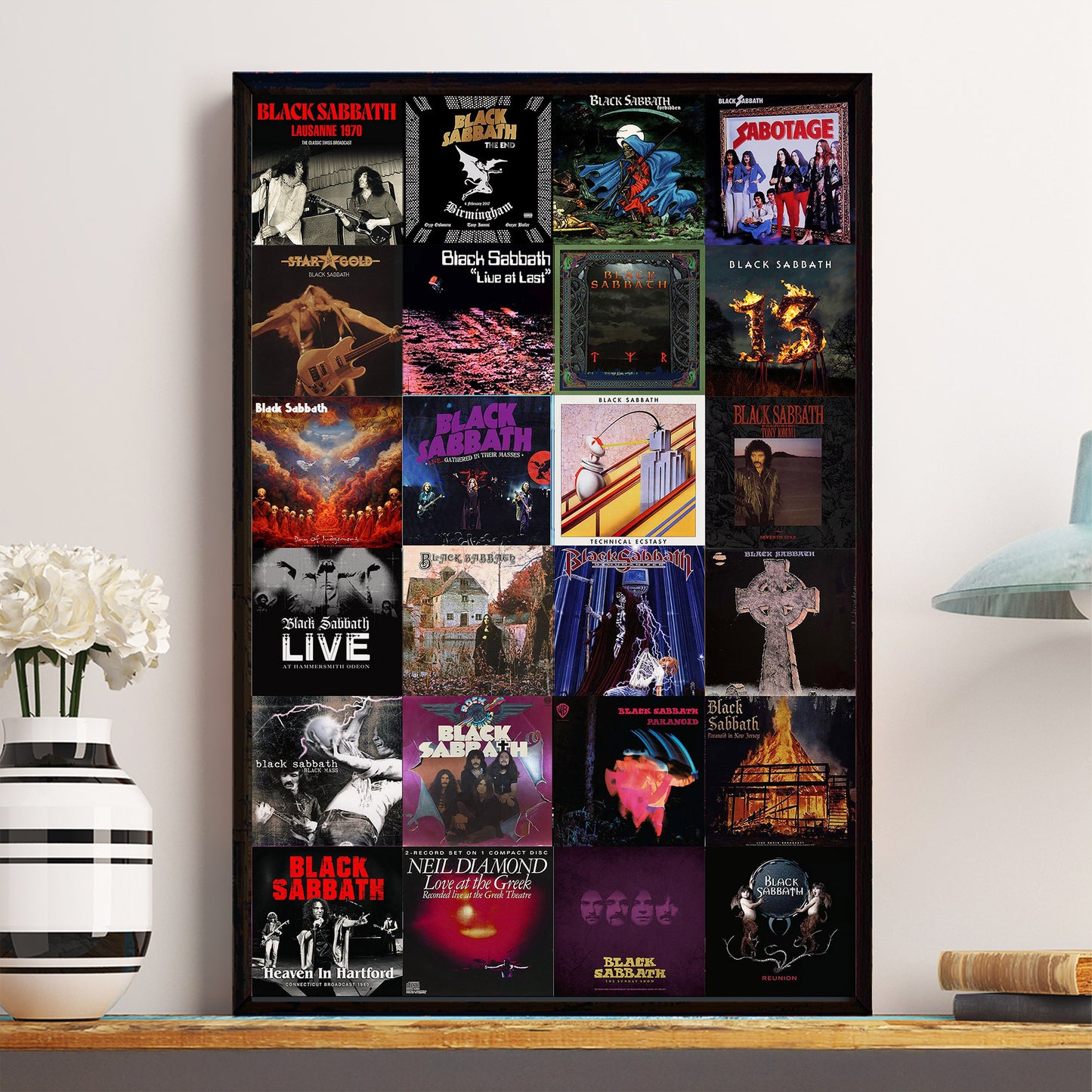 Black Sabbath Poster – The Birth of Heavy Metal and Dark Legends