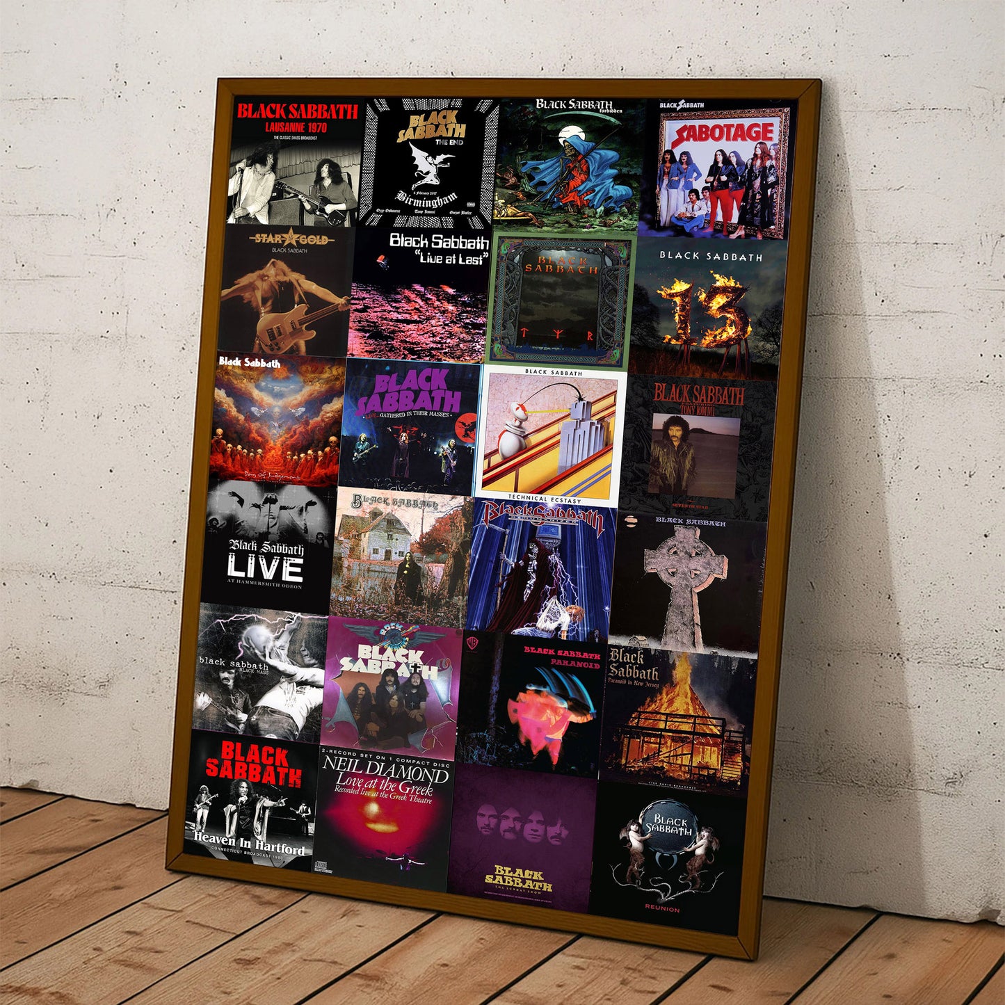 Black Sabbath Poster – The Birth of Heavy Metal and Dark Legends