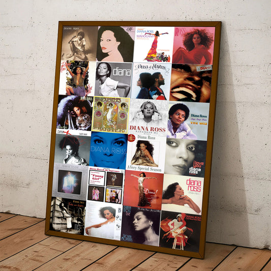 Diana Ross Poster – Timeless Elegance of a Soul & Disco Icon