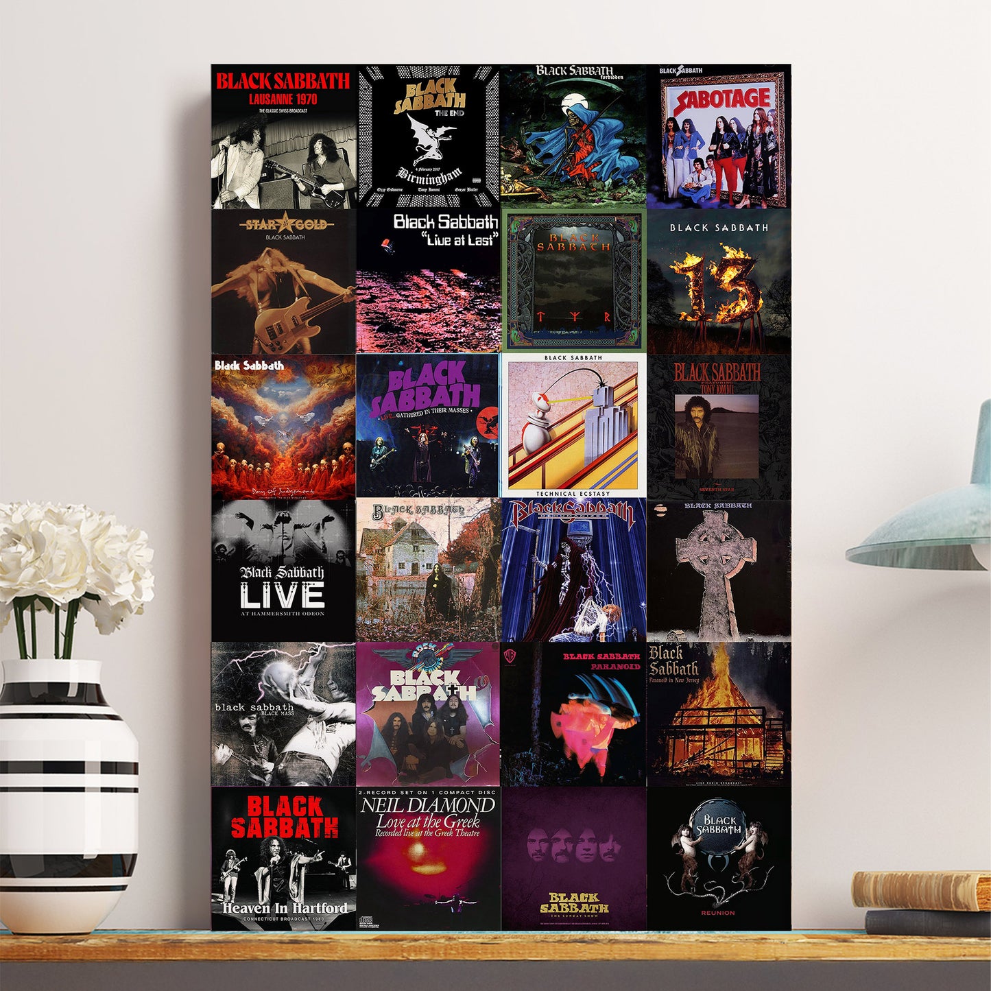 Black Sabbath Poster – The Birth of Heavy Metal and Dark Legends