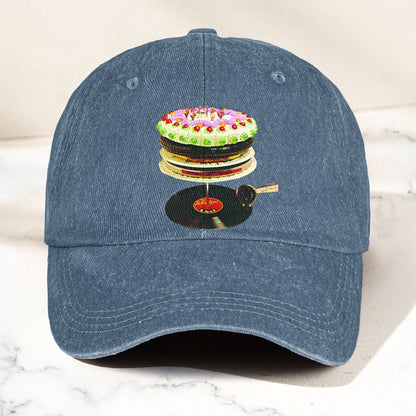 The Rolling Stones Let It Bleed Music Merch Denim Cap – Retro Vintage Dad Cap Gift For Dad (With Box)