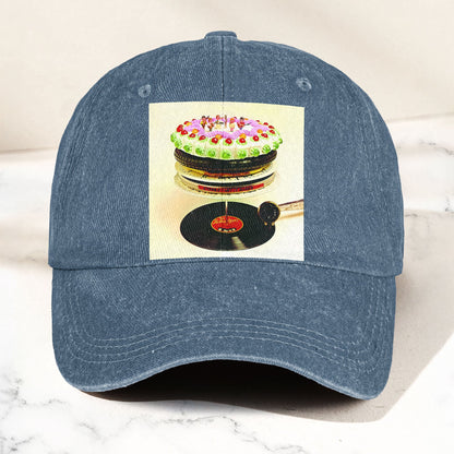 The Rolling Stones Let It Bleed Music Merch Denim Cap – Retro Vintage Dad Cap Gift For Dad (With Box)