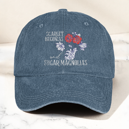 Grateful Dead Scarlet Begonias Denim Cap – Vintage Music Grateful Dead Merch Gift for Dad (With Box)