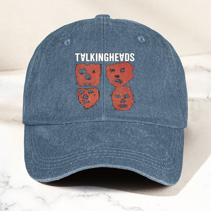 Talking Heads Graphic Remain in Light  Graphic Denim Cap – Retro Music Fan Cap Gift For Dad (With Box)