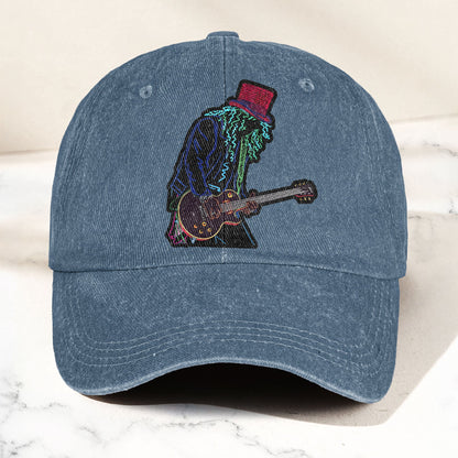 Gun N'rose Denim Cap – Retro Vintage Dad Cap Gift For Dad (With Box)