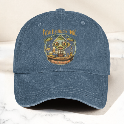 Dave Matthews Band Fishtender Denim Cap – Retro Music Cap Gift For Dad (With Box)