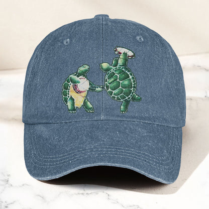 Grateful Dead Dancing Terrapins Denim Cap – Grateful Dead Tribute Merch Dad Hat (With Box)
