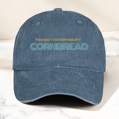 Dave Matthews Band Cornbread Lyrics Denim Cap – Retro Music Cap Gift For Dad (With Box)