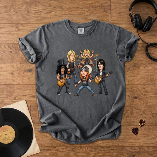 Guns N’ Roses Band Graphic T-Shirt – Rock Fan Tee