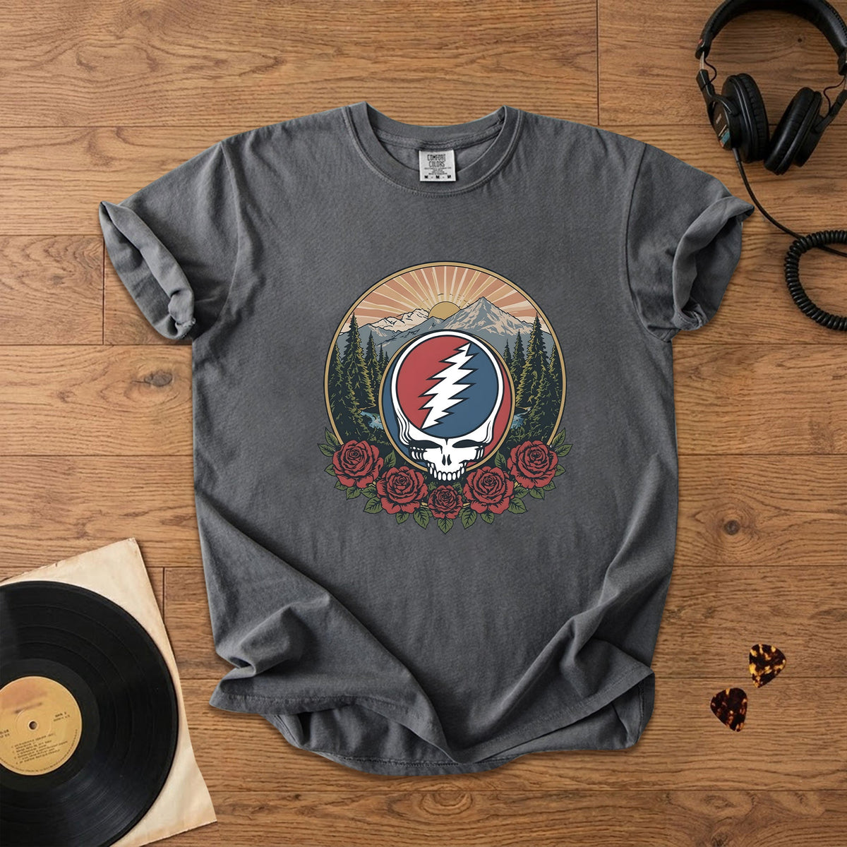 Grateful Dead Steal Your Face T-Shirt – Retro Rock Music Band Merch Tee