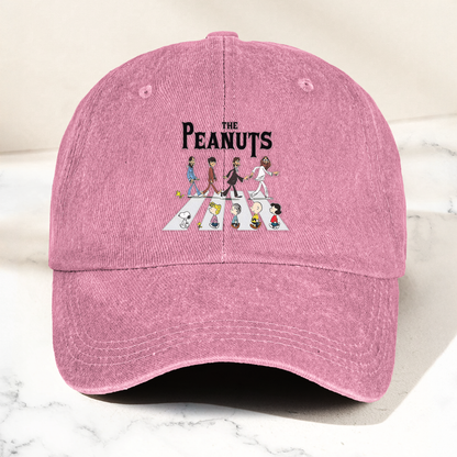 The Peanuts Abbey Road Cap – Cartoon Crosswalk Parody Vintage Dad Hat (With Box)